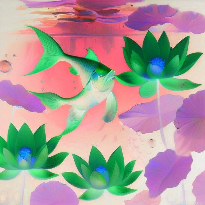 Fich and Water plants